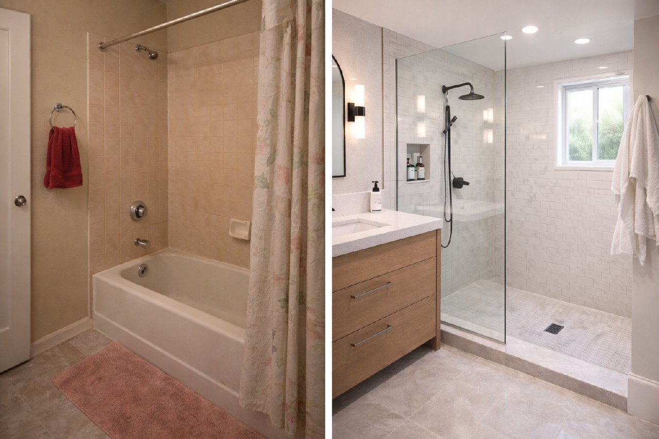 Denton Bathroom Remodel service in Downtown Denton